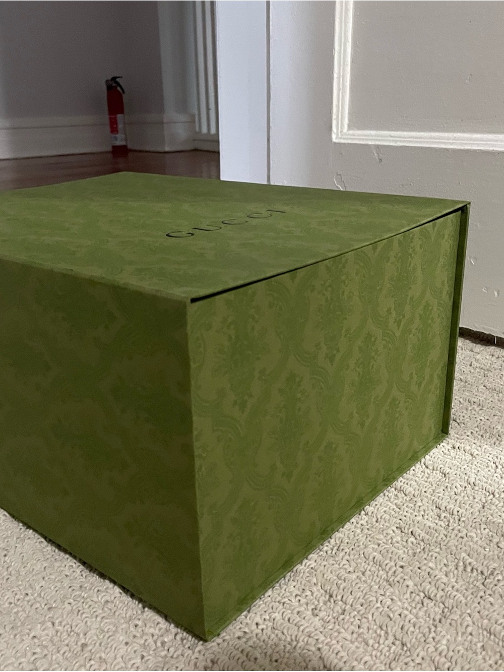 Gucci Green Patterned Gift Box